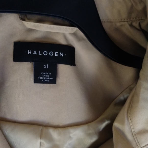 Halogen Light Tan Hooded Coat - Picture 3 of 3